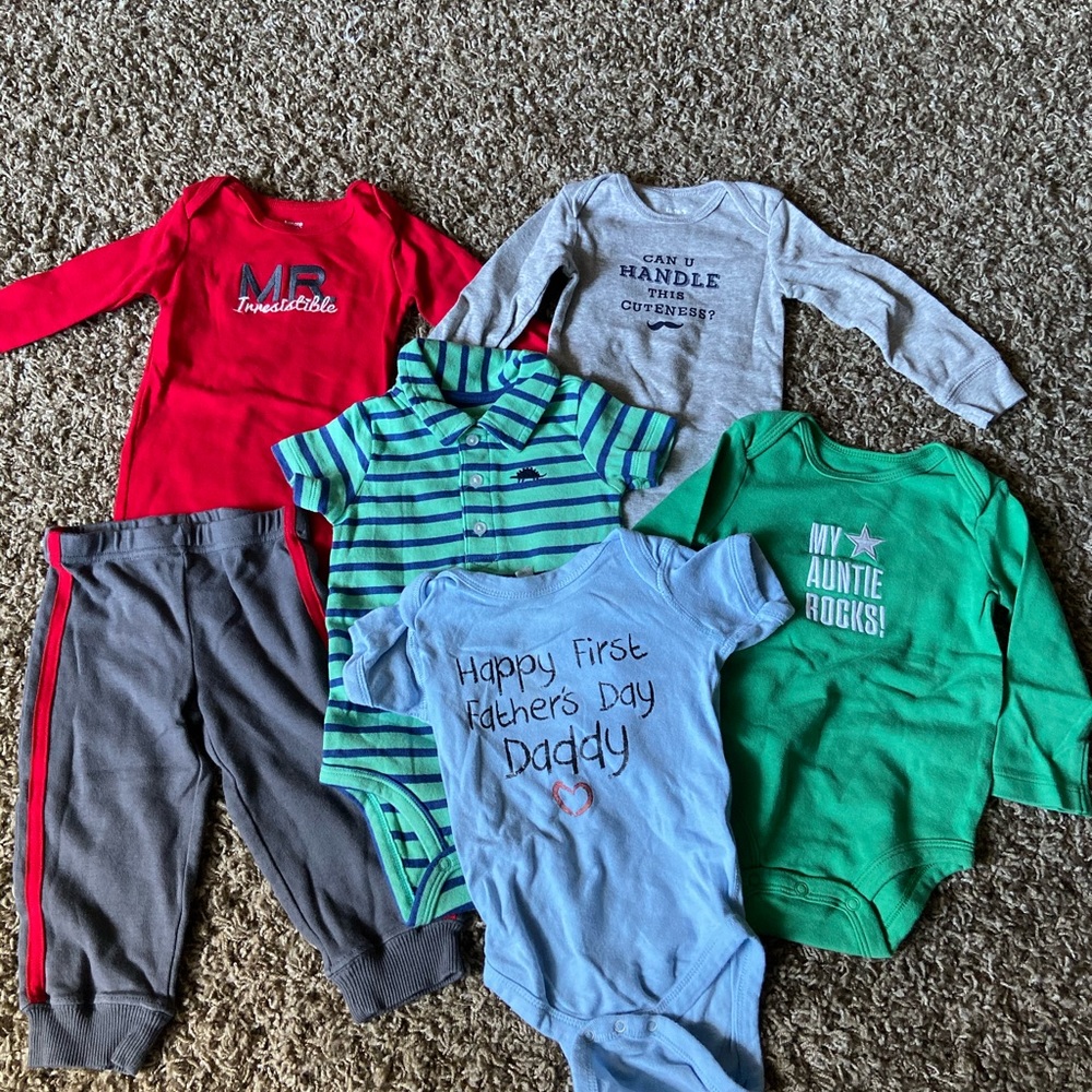 Baby boy Carters size 12 month bundle